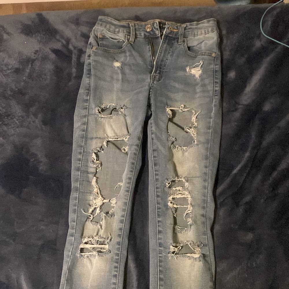 Used ripped jeans